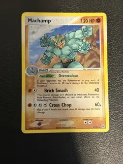 Pokemon TCG Machamp 2004 Hidden Legends 9/101 Holo Rare Lightly Played - Image 1