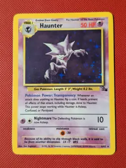 Pokemon TCG - Haunter - 6/62 HOLO - Fossil LP - Image 1