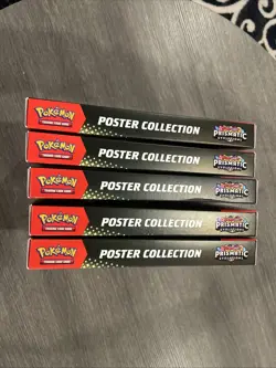 Lot Of 5 Pokemon Prismatic Evolutions Poster Collection. Sealed Fast Shipping! - Image 3