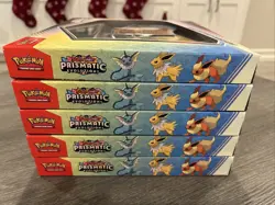 Lot Of 5 Pokemon Prismatic Evolutions Poster Collection. Sealed Fast Shipping! - Image 5