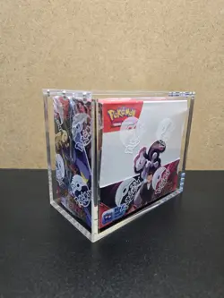 Pokemon Booster Box Magnetic Acrylic Display Case UV Protected - Image 1
