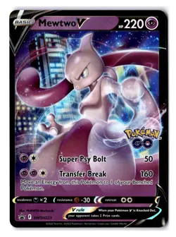 Pokemon TCG - Mewtwo V - SWSH223 - Sword & Shield - Black Star Promo #SWSH223 - Image 1