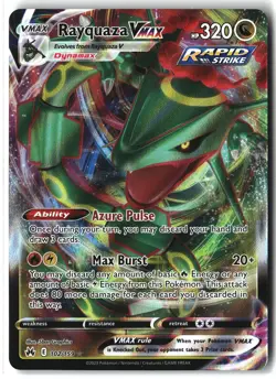 Rayquaza VMAX ⭐ 102/159 Holo Rare VMAX Crown Zenith 2023 Pokemon NM - Image 1