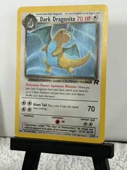 Dark Dragonite 22/82 Non Holo Team Rocket 2000 Pokemon TCG - Image 2