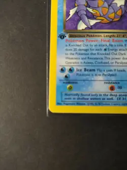 2000 Pokemon Dark Gyarados #25 Team Rocket First Edition Non Holo Never Been... - Image 5