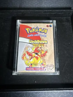 Factory Sealed! Pokemon Fossil Lockdown Theme Deck With Acrylic Case! 742818060776 - Image 1