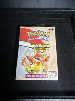 Factory Sealed! Pokemon Fossil Lockdown Theme Deck With Acrylic Case! 742818060776 - Image 2