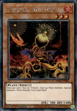 Lonefire Blossom - Platinum Secret Rare 1st Edition RA01-EN002 - NM - YuGiOh - Image 1