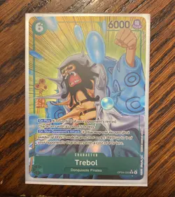 ONE PIECE CCG KINGDOM OF INTRIGUE TREBOL OP04 030 R ALT ART - Image 1