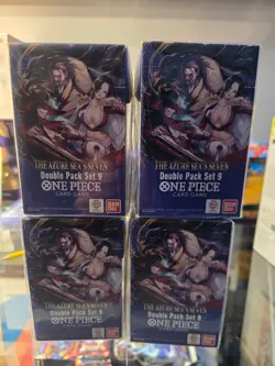 ONE PIECE TCG OP-14: The Azure Sea’s Seven - Double Pack Set of 9 LOT OF 10 - Image 3