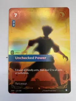 RIFTBOUND ORIGINS UNCHECKED POWER CARD #123/298 - Image 1