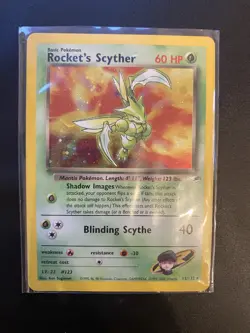 Pokemon TCG Cards Rocket's Scyther 13/132 Gym Heroes Holo Rare. NM - Image 5