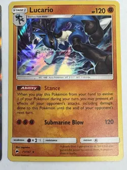 TCG Pokemon Card Lot: 2017 Lucario 71/147, Ludicolo 37/159 and Charmeleon 12/94 - Image 4