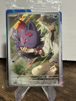 N's Zorua 189 Promo card Pokemon TCG Journey Together Sealed - Image 1