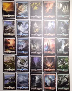 Battle For Zendikar (BFZ) 25 Card NM FULL ART Basic Land Set MagicGathering(MtG) - Image 1