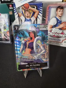 Ms. All Sunday OP14-084 Alt Art Super Rare One Piece Card English NM - Image 1