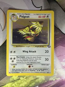 Pidgeot 8/64 Holo Rare Jungle Set Unlimited Edition Pokemon Card 1999 WOTC - Image 2