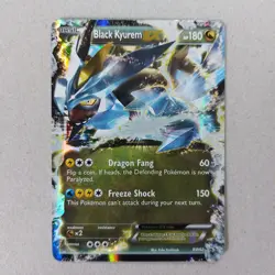 Black Kyurem EX Black and White Promos Rare Holo Pokemon Card - Image 1