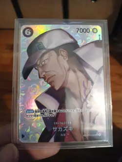 Sakazuki (SP Parallel) OP02-099 SRSP Kingdoms of Intrigue - ONE PIECE Card Game - Image 1