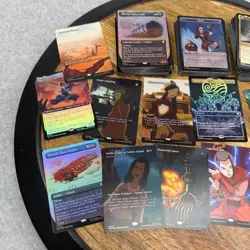 Magic The Gathering Avatar The Last Airbender Collector Booster Cards Lot - Image 2