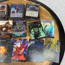 Magic The Gathering Avatar The Last Airbender Collector Booster Cards Lot - Image 3