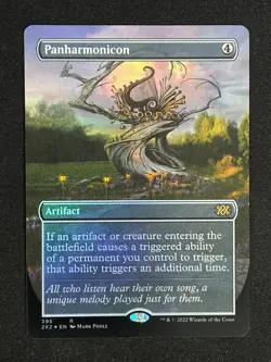 1x MTG Panharmonicon (Borderless, Foil) - Double Masters 2022 (2X2) #395 - Magic - Image 1