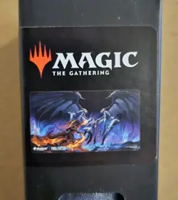 MTG UltraPro Final Fantasy Bahamut + Ifrit Holofoil Premium Playmat Mousepad NEW - Image 1