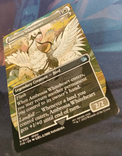 Ambrosia Whiteheart (Borderless) - Final Fantasy - NM (see pics) MTG - Image 3