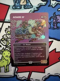 Bulwark Ox x1 Mtg Borderless Rude Rider Foil Aetherdrift - Image 1