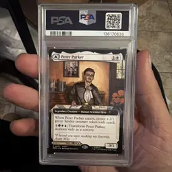 2025 MTG PROMOS DISNEY PURCHASE BONUS AMAZING SPIDER-MAN/PETER PARKER PSA 9 - Image 2
