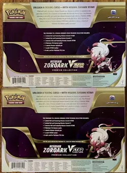 2 Sealed Pokemon Box Set - Hisuian Zoroark VSTAR Premium Collection - Image 2