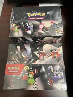 LOT OF 2 Pokemon TCG Unova Mini Tin Display Box Sealed Black Bolt & White Flare - Image 1