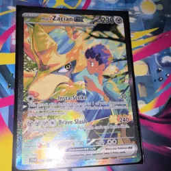 Pokemon Hop's Zacian ex 186/159 Sv09 Journey Together EX Full Art Holo 230HP - Image 1