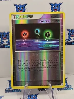 Energy Restore - 106/130 - Reverse Holo Pokemon Diamond and Pearl LP - Image 1