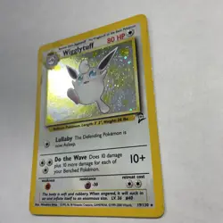 Pokemon TCG Wigglytuff 19/130 Base Set 2 Holo Unlimited Holo Rare - Image 3