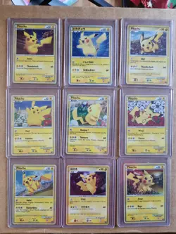 Pikachu World Collection 2010 Full Set NM Pokemon TCG - Image 1