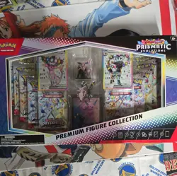 Pokemon TCG: Prismatic Evolutions Premium Figure Collection Factory Sealed Box - Image 1
