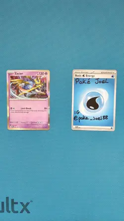 Zacian MEP 015 Phantasmal Flames Stamped Prerelease Pokemon Tcg Mep015 - Image 3