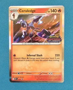 Ceruledge MEP 014 Phantasmal Flames Stamped Prerelease Pokemon Tcg Mep014 - Image 1