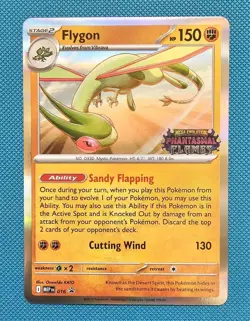 Flygon MEP 016 Phantasmal Flames Stamped Prerelease Pokemon Tcg Mep016 - Image 1