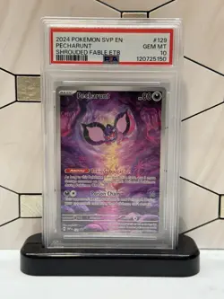 2024 POKEMON SVP EN-SV BLACK STAR PROMO #129 PECHARUNT PSA 10 - Image 1