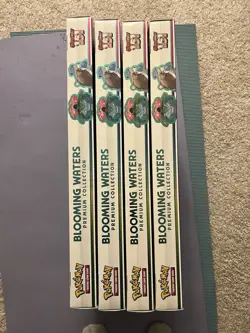 Pokemon 2025 S&V 151 Blooming Waters Premium Collection Set of 4 Factory Sealed - Image 5