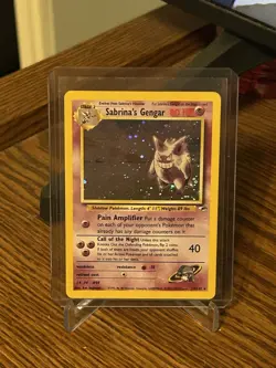 Pokemon TCG Sabrina's Gengar Holo Gym Challenge - Excellent Condition - Image 1