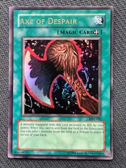 Yugioh Axe of Despair Unlimited Edition Ultra Rare MRL-002 VLP/NM - Image 1