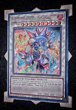 Jurrac Meteor BLMM-EN150 Secret Rare 1st Edition Yugioh - Image 1