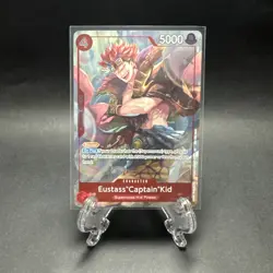 One Piece Eustass "Captain" Kid OP14-014 R The Azure Sea's Seven Dash Pack Promo - Image 1