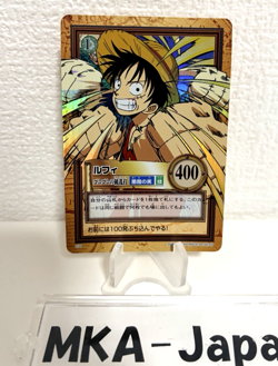 ONE PIECE Carddass Luffy Hyper Battle 2000 C35 Holo Rare TCG Bandai Japan Rare - Image 1