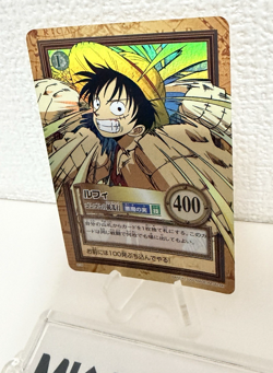 ONE PIECE Carddass Luffy Hyper Battle 2000 C35 Holo Rare TCG Bandai Japan Rare - Image 3