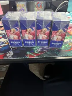 One Piece TCG: Double Pack Set 9 The Azure Sea’s Seven - LOT OF 4 - Sealed - Image 3