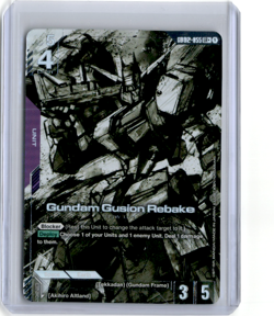 Gundam TCG Card Game Dual Impact GD02-055 LR+ Gundam Gusion Rebake Alt Art - Image 1